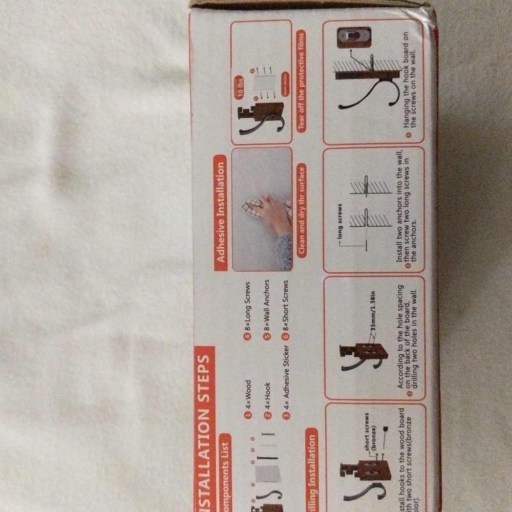 Swtymiki Coat Hooks 4 pc New - Picture 5 of 5